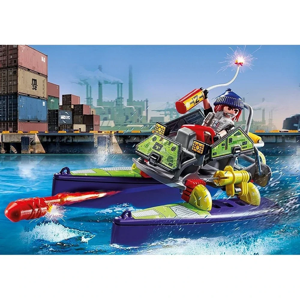 Playmobil City Action Tactical Unit‎ Multi-Terrain Quad Building Set NEW #71147